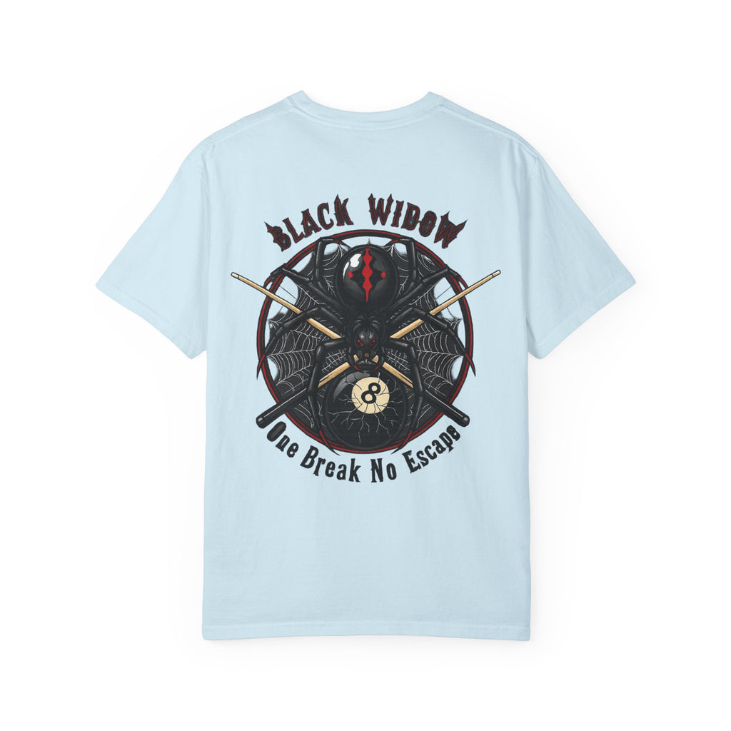 Black Widow One Break No Escape Billiards Comfort Colors Tee