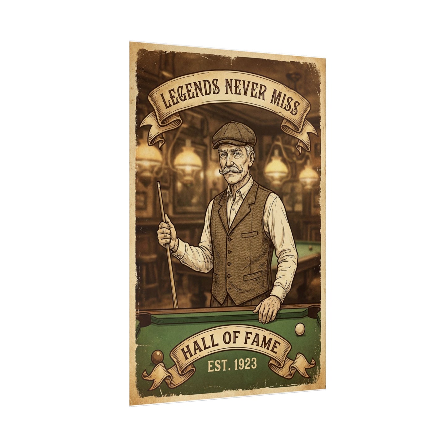 Legends Never Miss - Rolled Poster 24"x36"