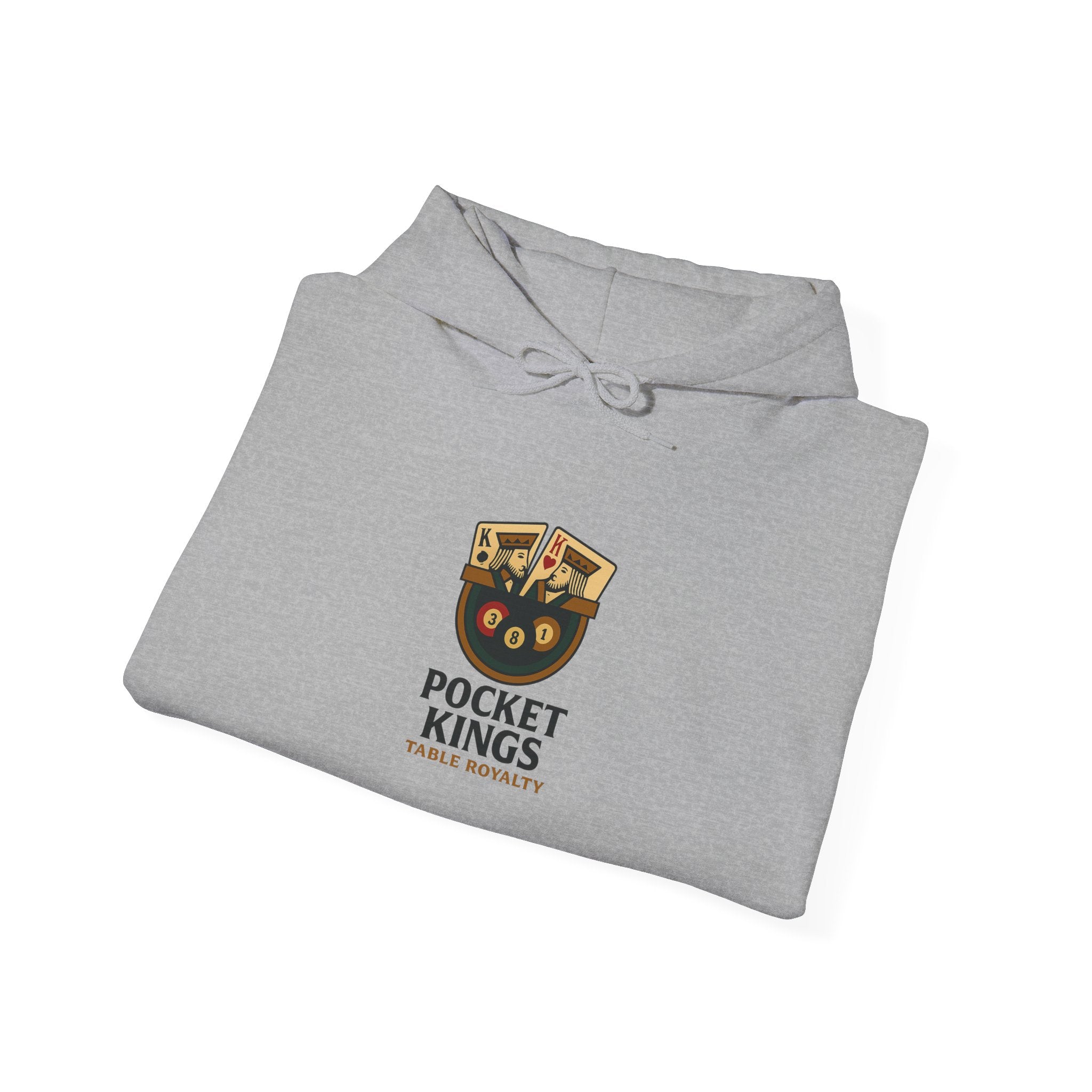 Pocket Kings Table Royalty Billiards Pool Unisex Heavy Blend™ Hooded Sweatshirt