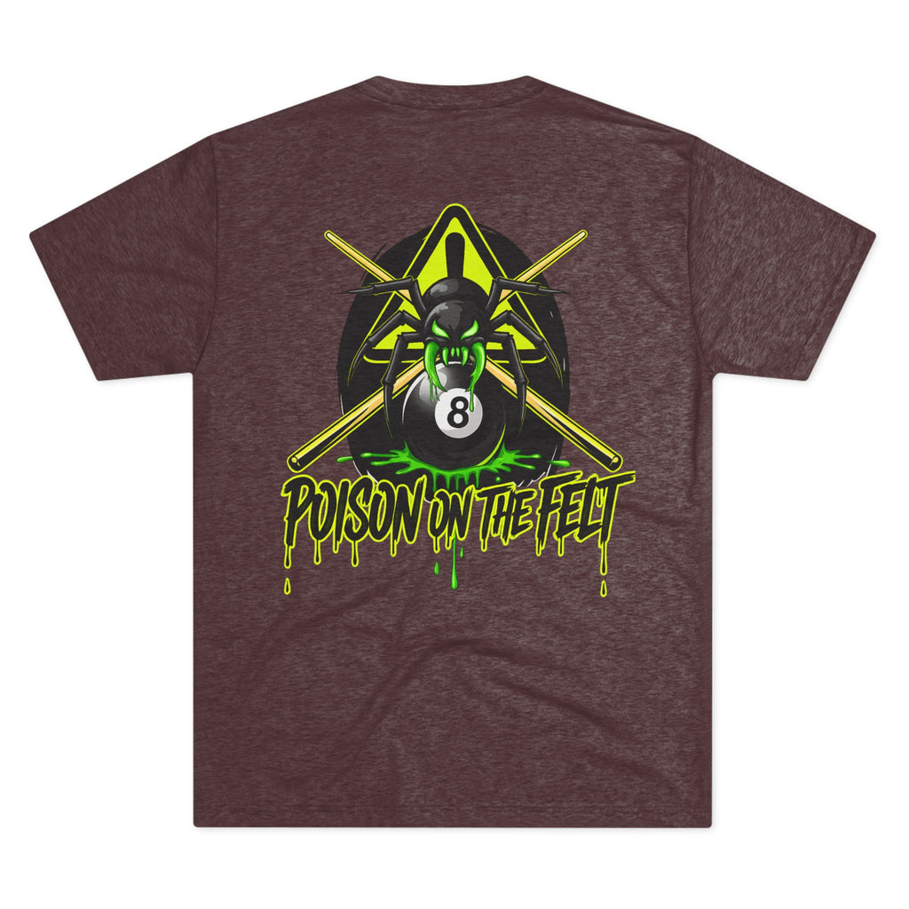 Poison on the Felt Billiards Spider Next Level Tee