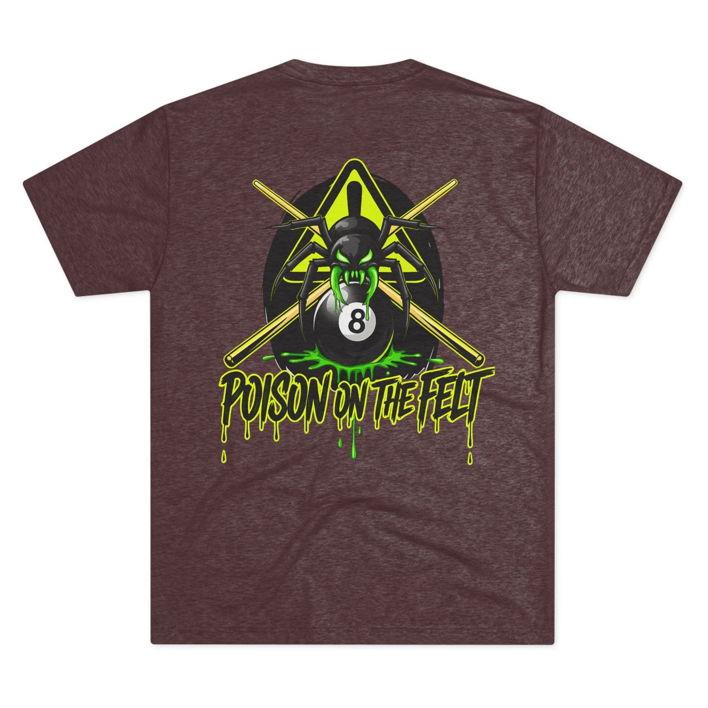 Poison on the Felt Billiards Spider Next Level Tee