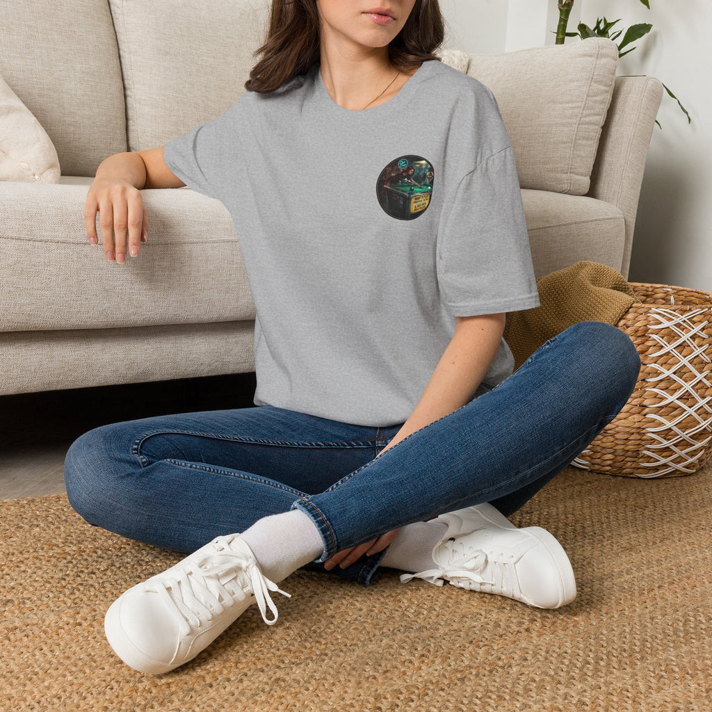 Push In All The Way Billiards T-Shirt – Vintage Coin-Op Pool Hall Graphic Tee | Front & Back Print