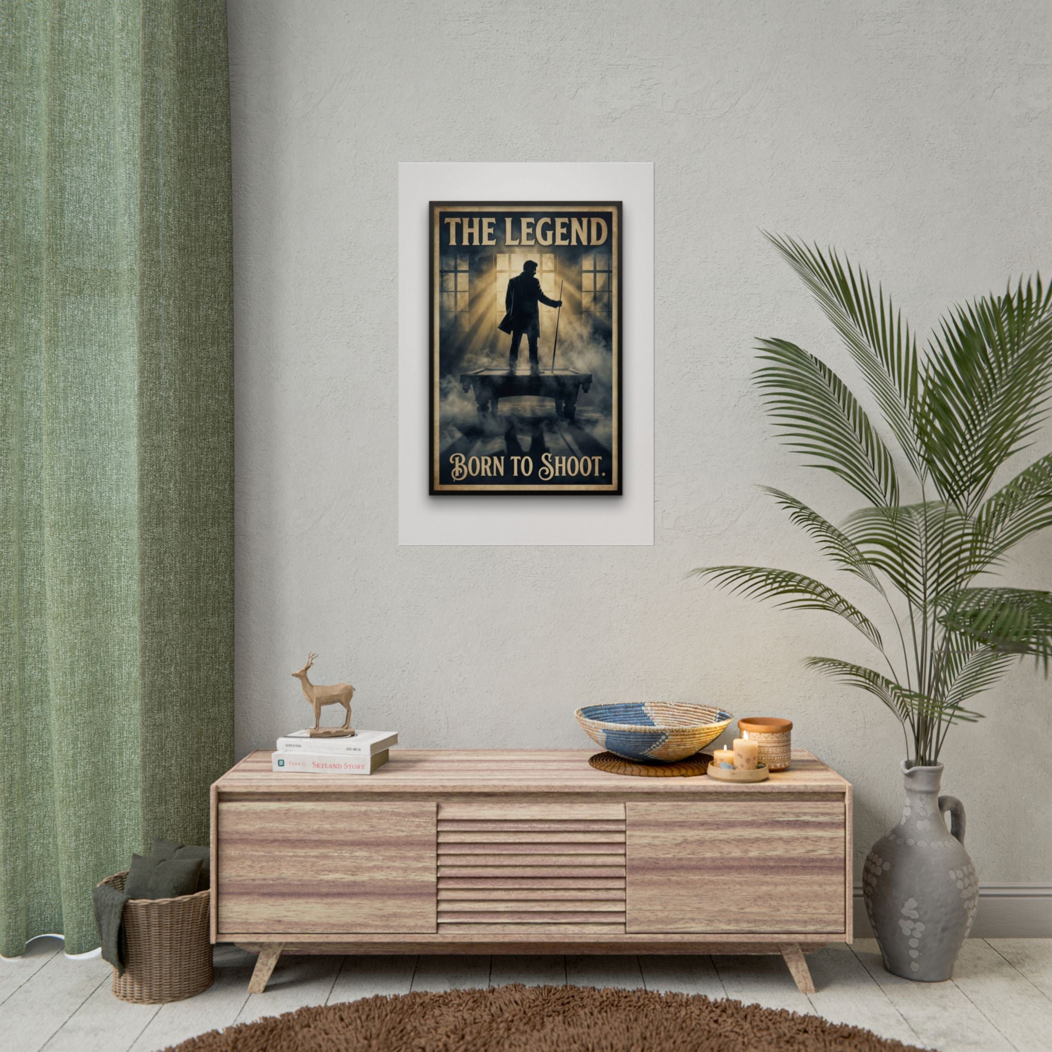 The Legend: Born to Shoot Wall Art - Rolled Poster