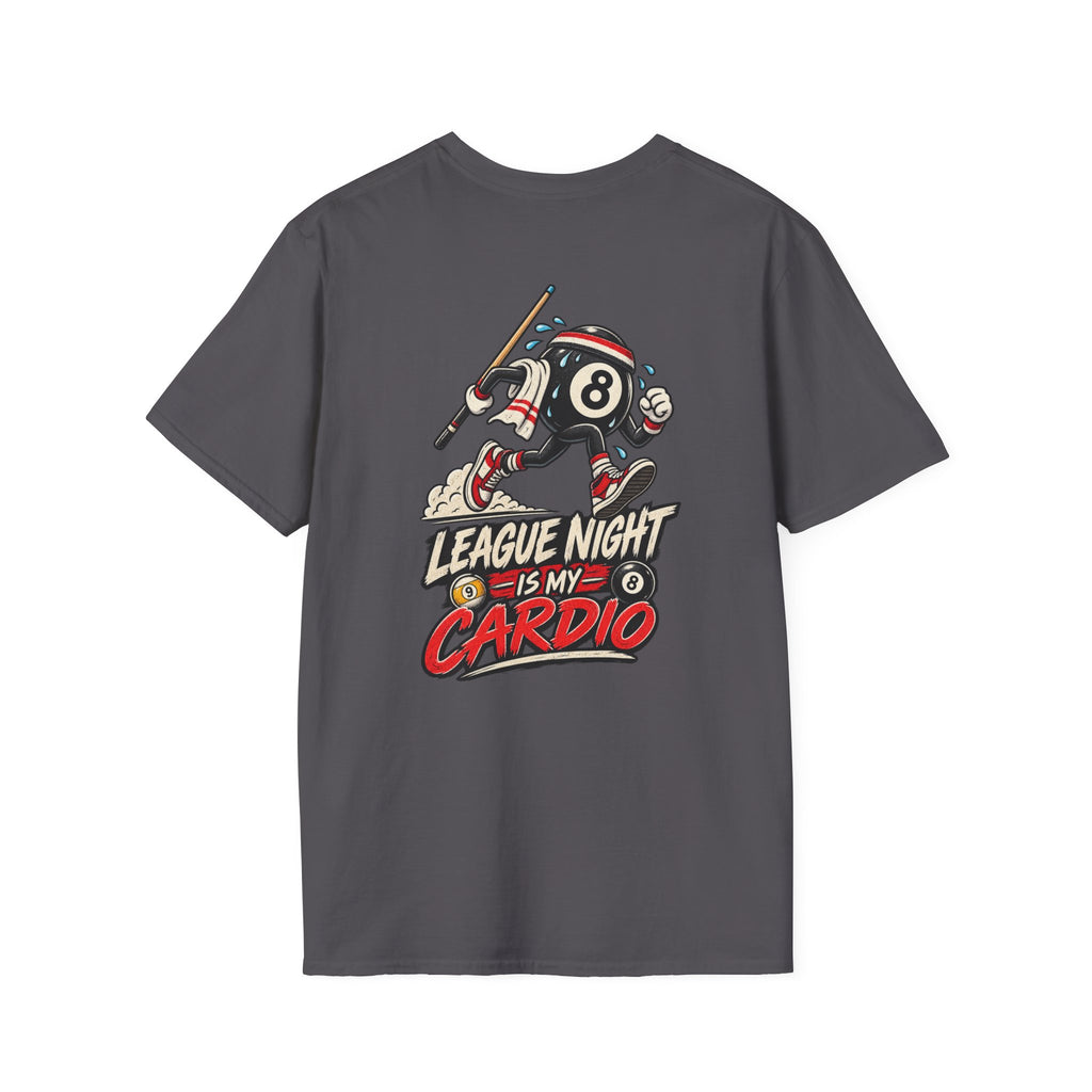 League Night Is My Cardio Pool Player T-Shirt | Classic Series CCS-CST-016