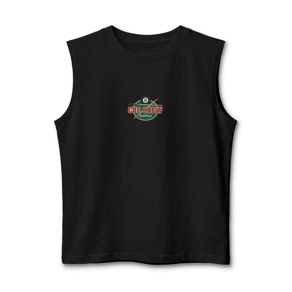 FAFO Rack Violence Billiards Muscle Tank Top | Funny Pool Player Sleeveless Gym & League Shirt | Front & Back Print