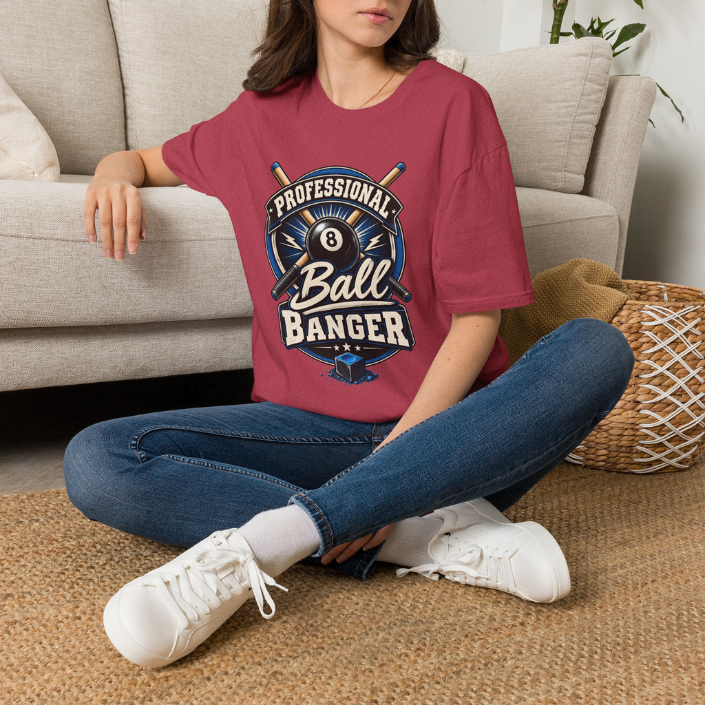 Professional Ball Banger – Funny Billiards T-Shirt – Pool Player Tee