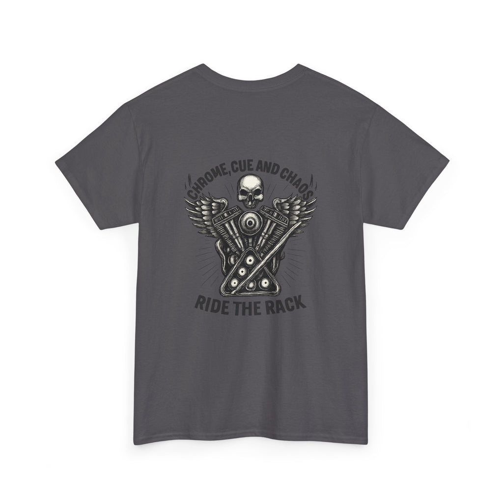 Chrome Cue Chaos Billiards Graphic Tee