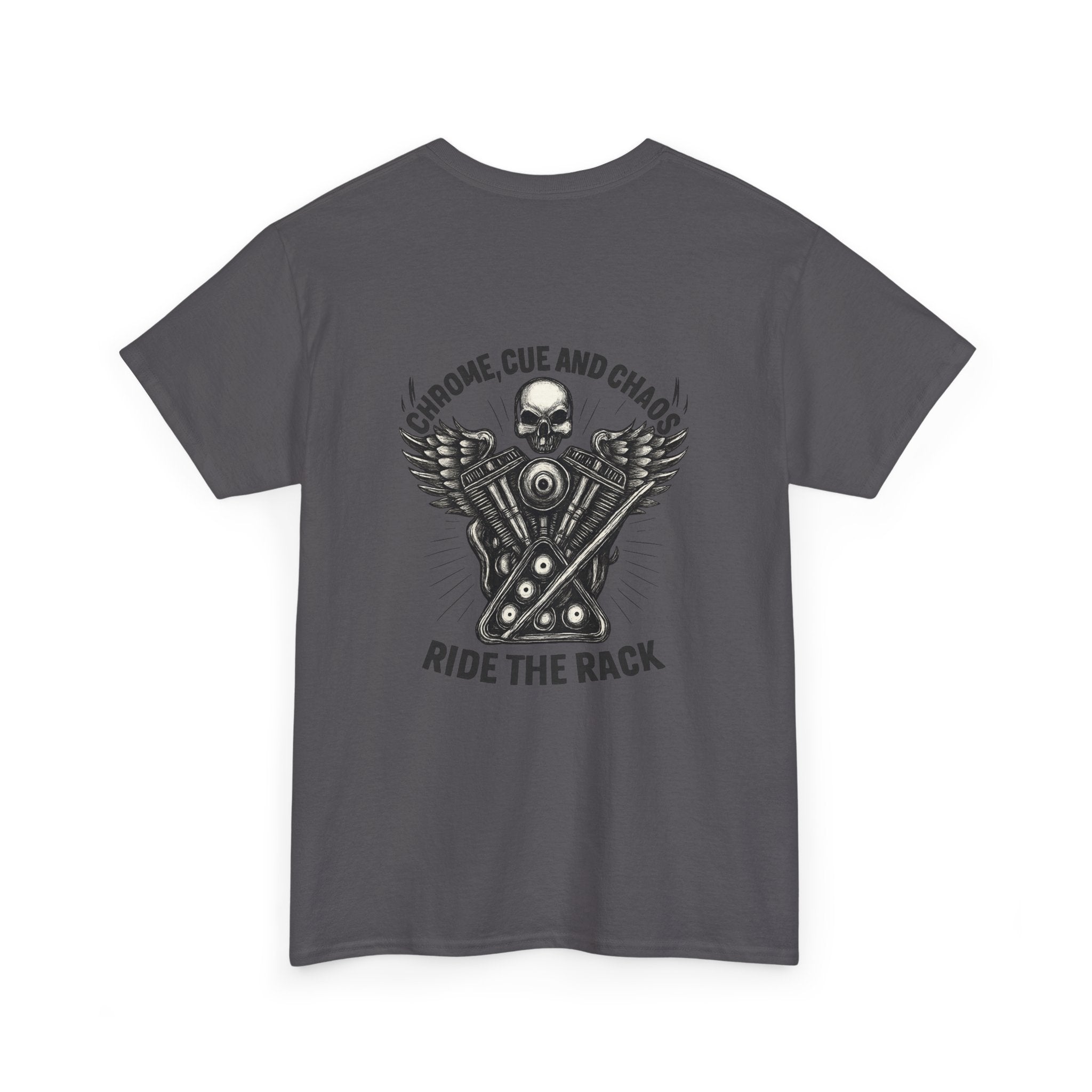 Chrome Cue Chaos Billiards Graphic Tee