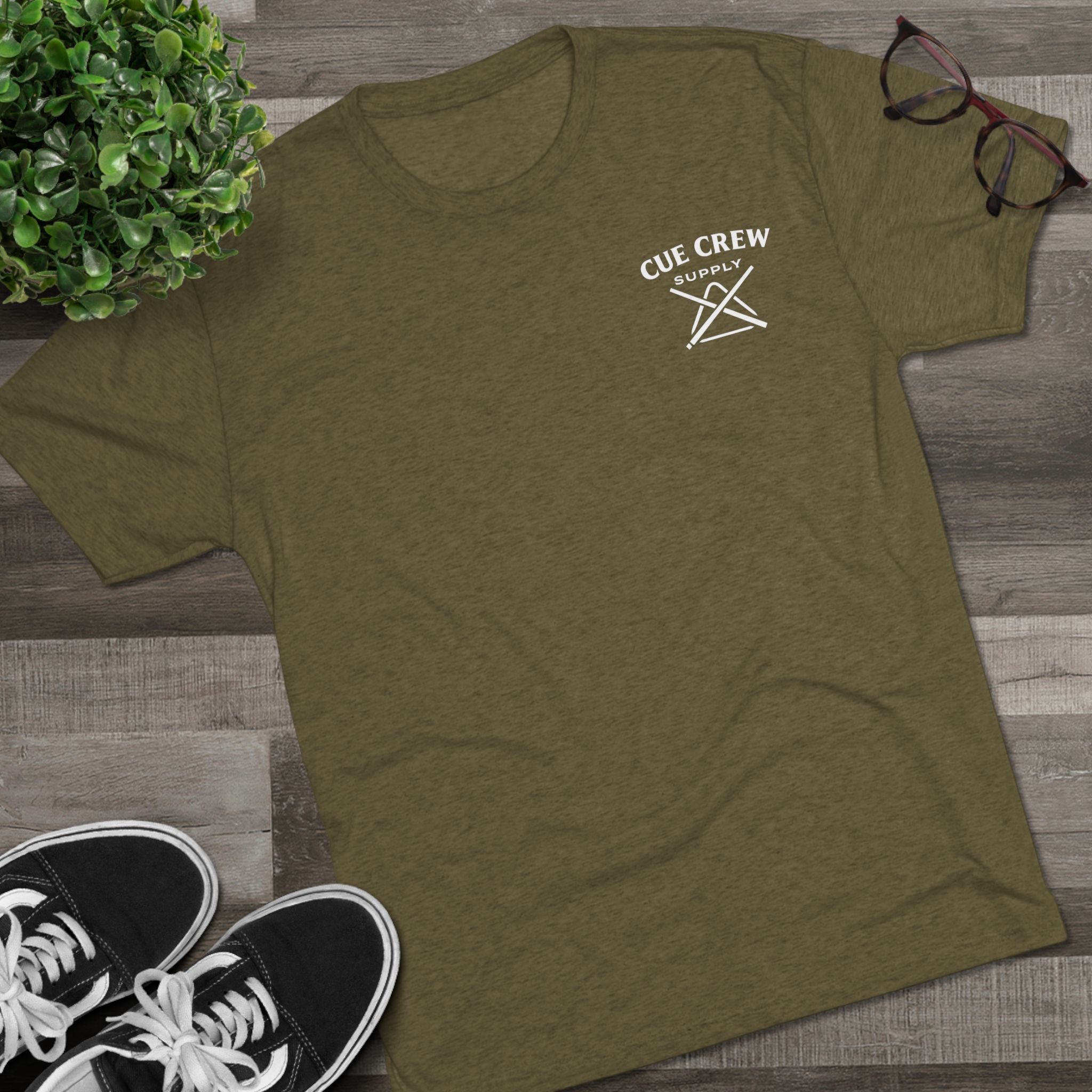 Pool Hair Don’t Care T‑Shirt — Funny Billiards Next Level Tri-Blend Tee