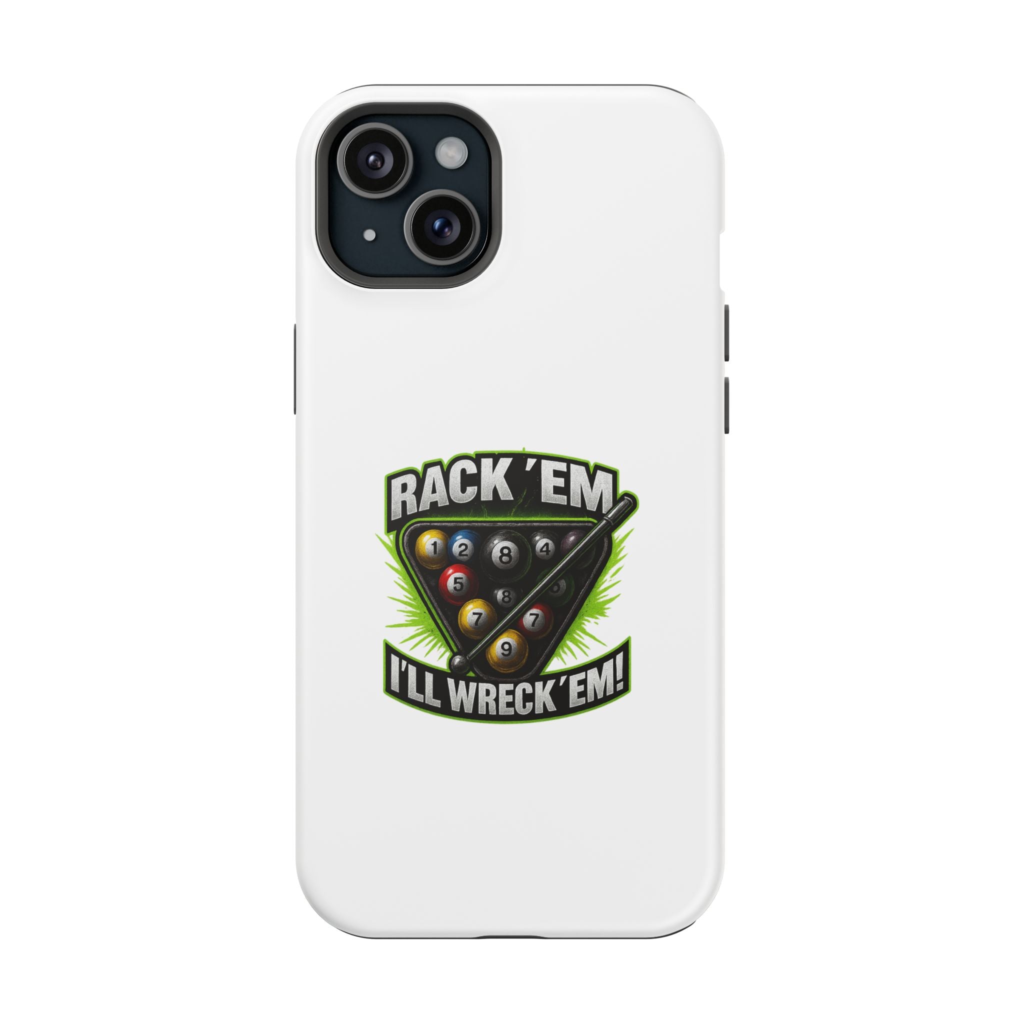 Magnetic Phone Case - Rack 'Em, I'll Wreck 'Em | Cool Custom Impact-Resistant Cases for Gamers & Pool Lovers, Perfect Gift for [...]
