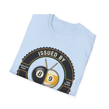 Issued By Cue Crew Supply V3 Core Line Billiards Gildan Tee