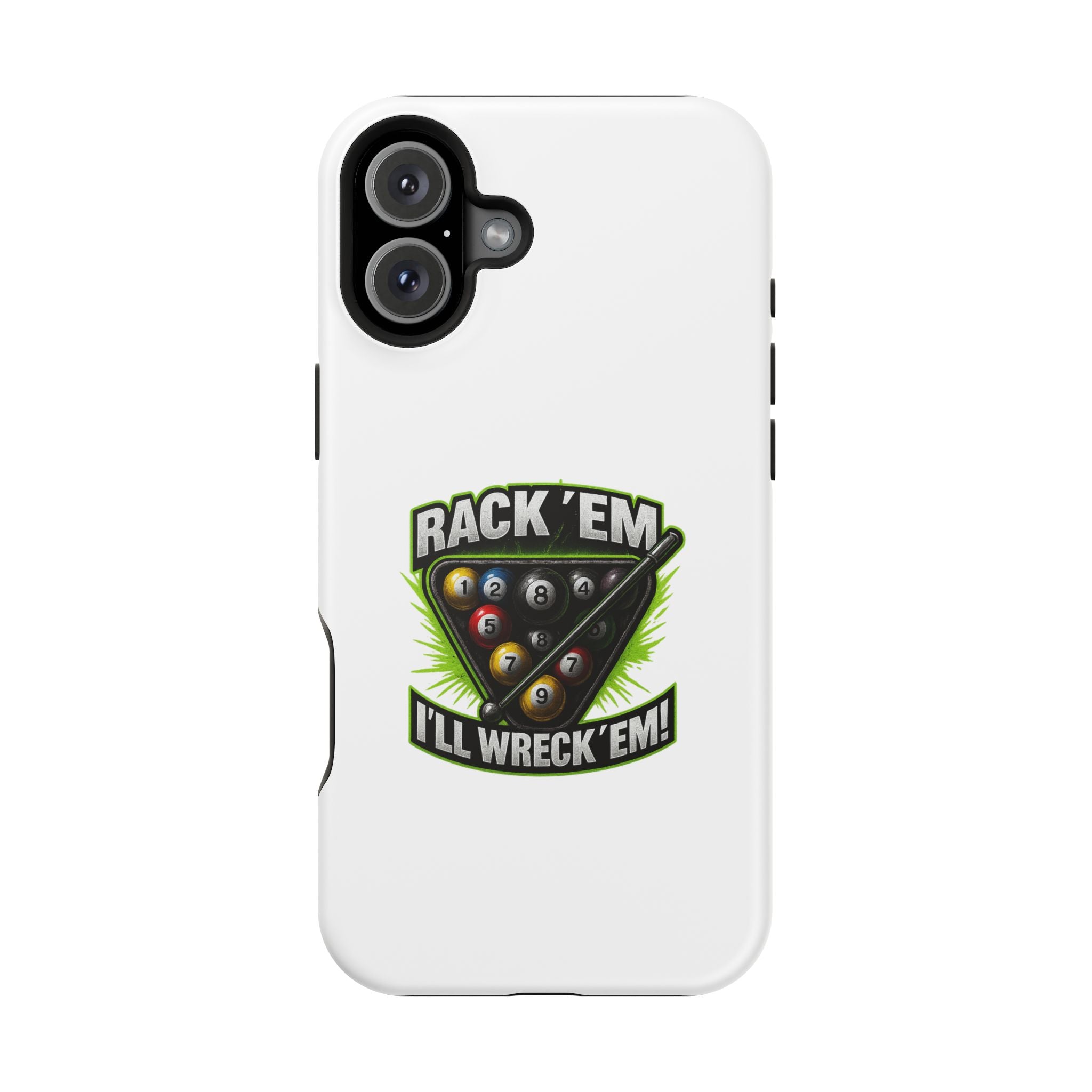 Magnetic Phone Case - Rack 'Em, I'll Wreck 'Em | Cool Custom Impact-Resistant Cases for Gamers & Pool Lovers, Perfect Gift for [...]
