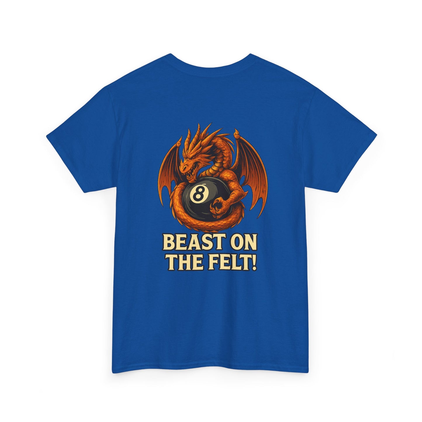 Beast On The Felt Dragon Billiards Gildan Tee