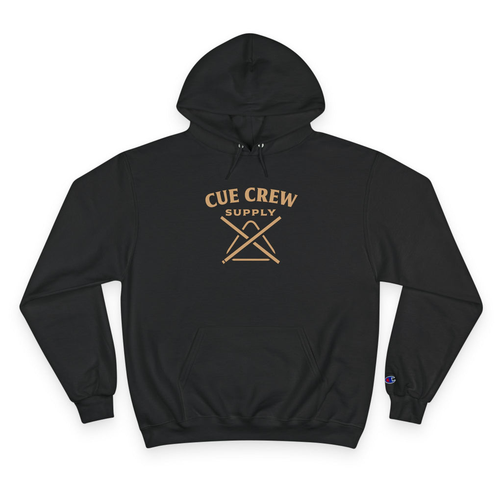 Cue Crew Skull 8-Ball Flame V2 Hoodie- Champion