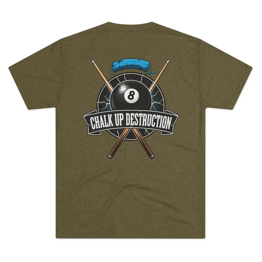 Chalk Up Destruction Billiards Tri-Blend Tee