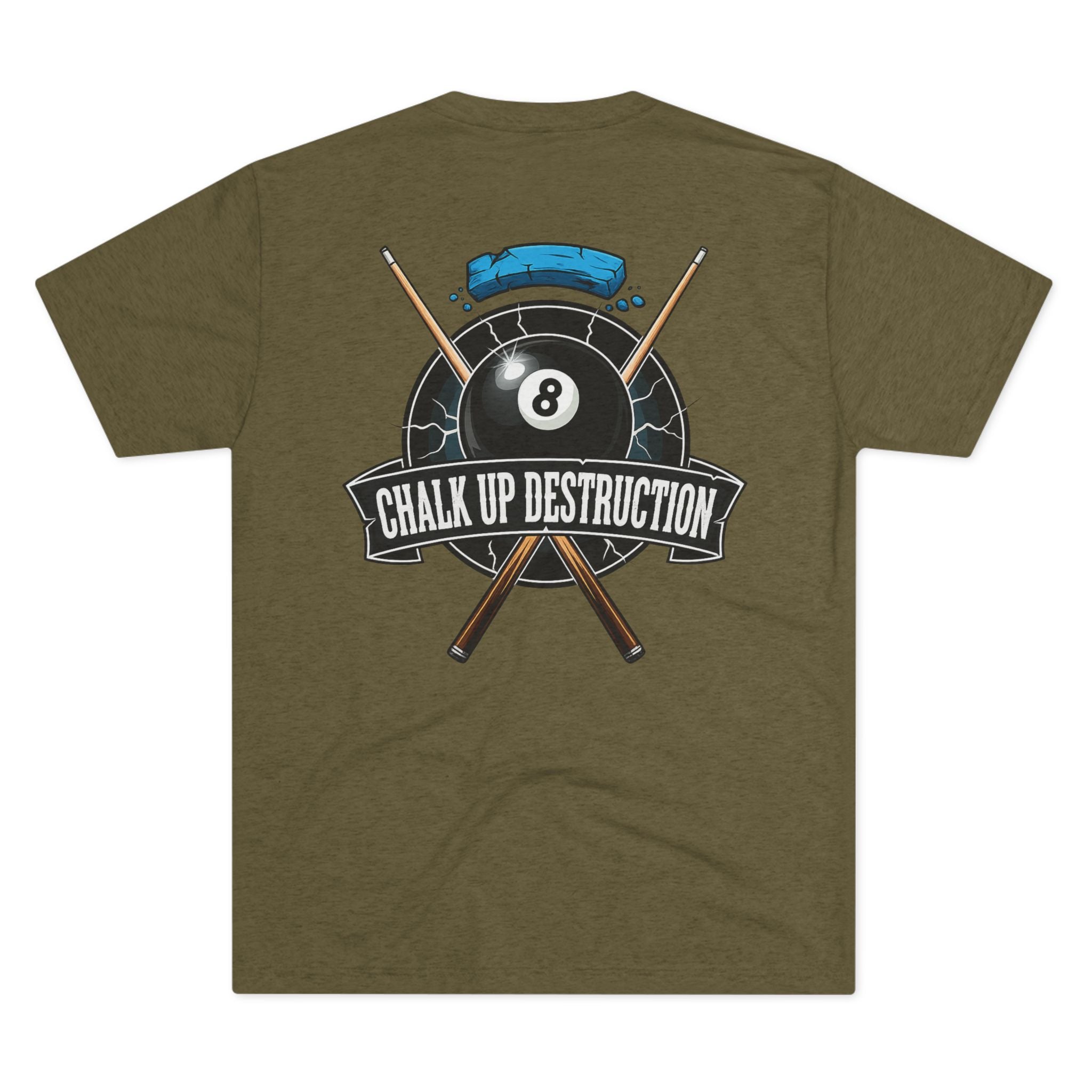 Chalk Up Destruction Billiards Tri-Blend Tee