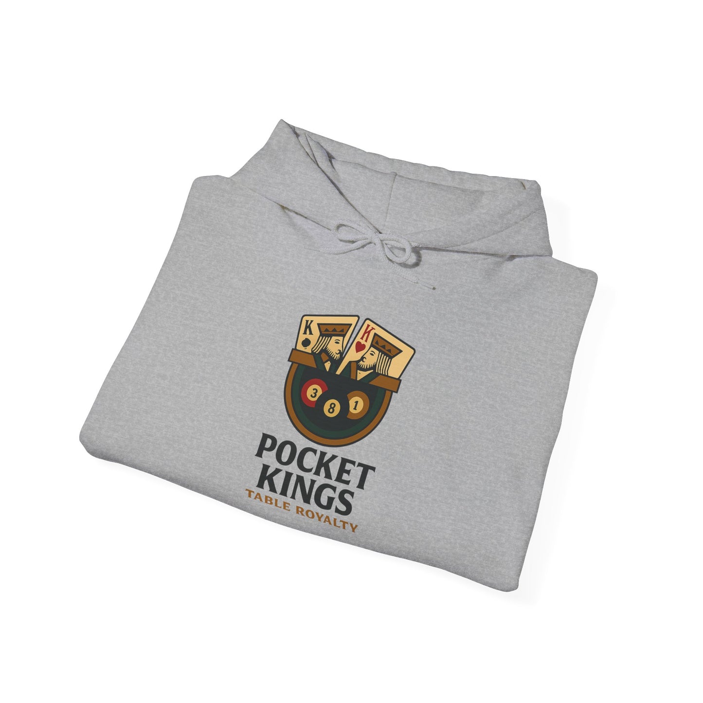 Pocket Kings Table Royalty Billiards Pool Unisex Gildan Hoodie
