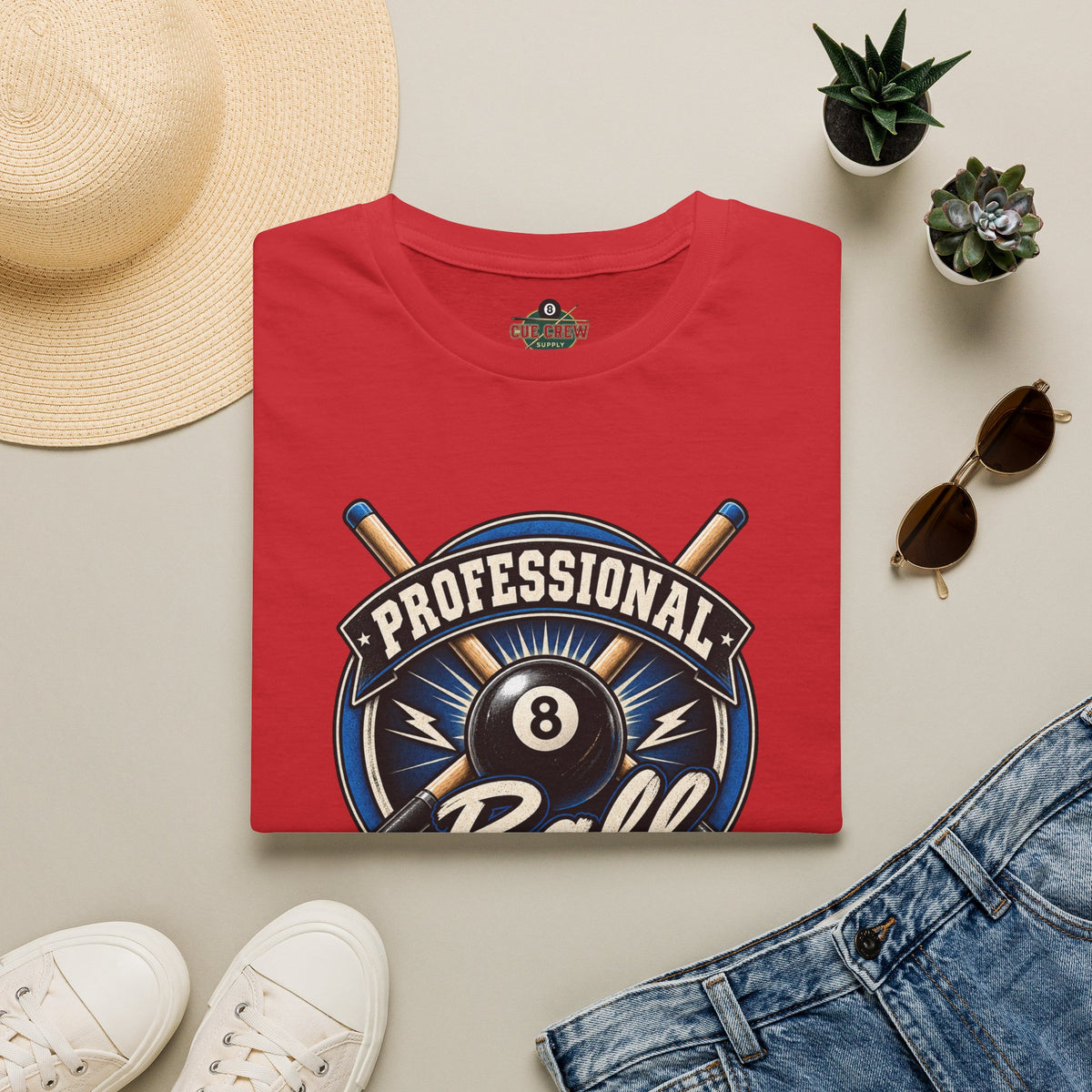 Professional Ball Banger – Funny Billiards T-Shirt – Pool Player Tee