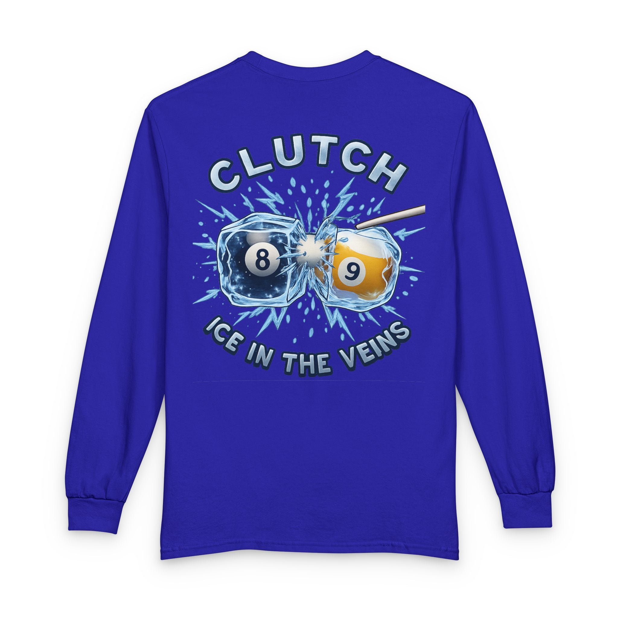 Clutch: Ice in the Veins Billiards Gildan Long Sleeve Tee