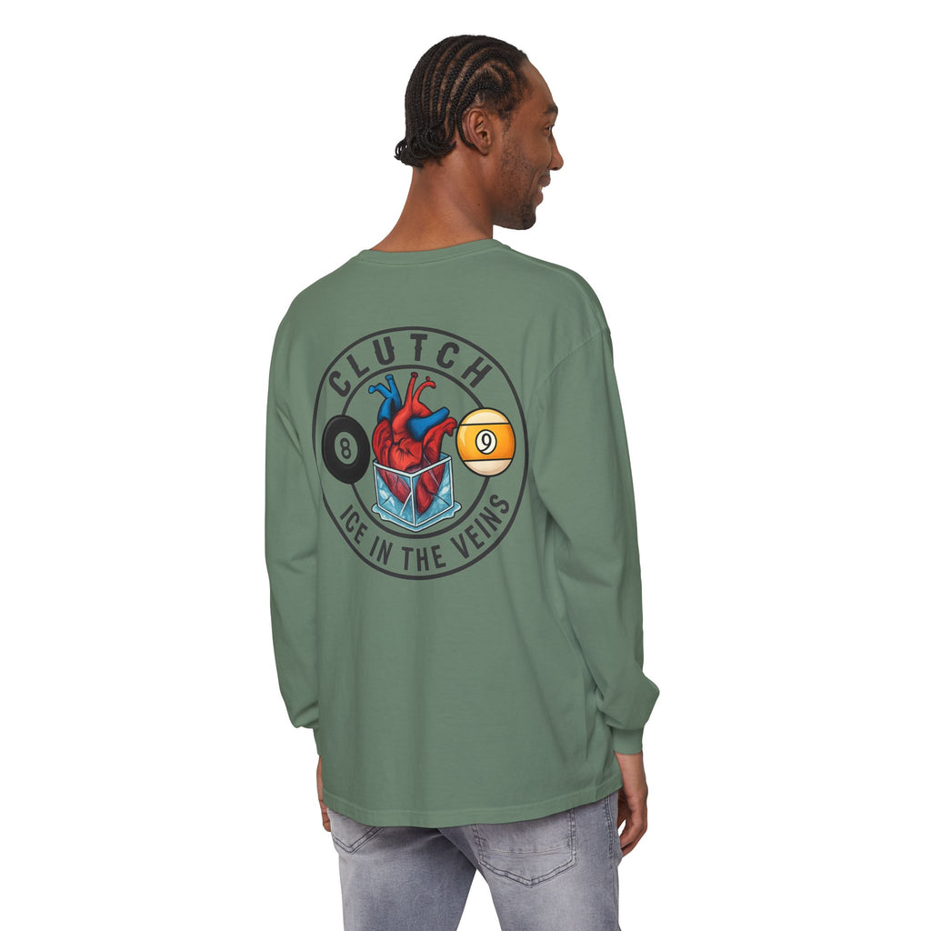 Clutch Ice in the Veins V2 Comfort Colors Long Sleeve Tee