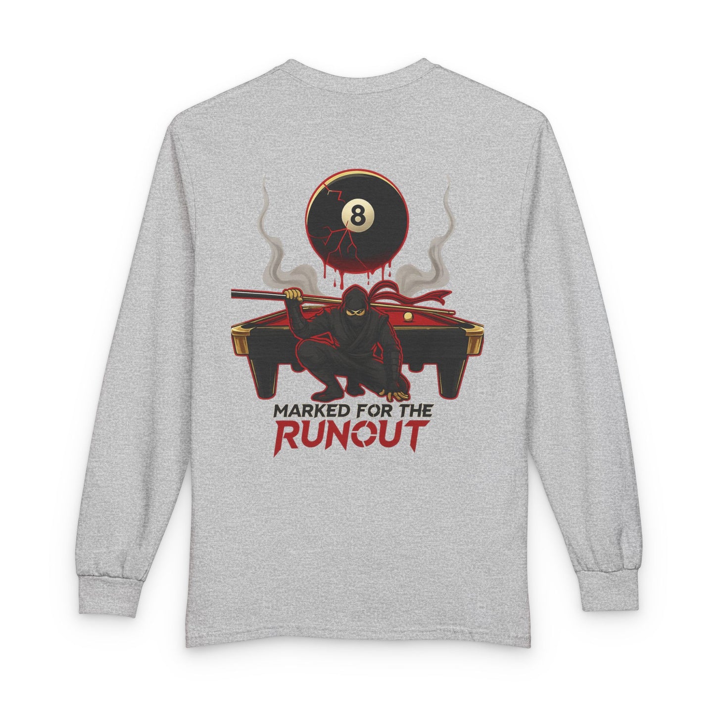 Marked for the Runout Billiards Gildan Long Sleeve Tee