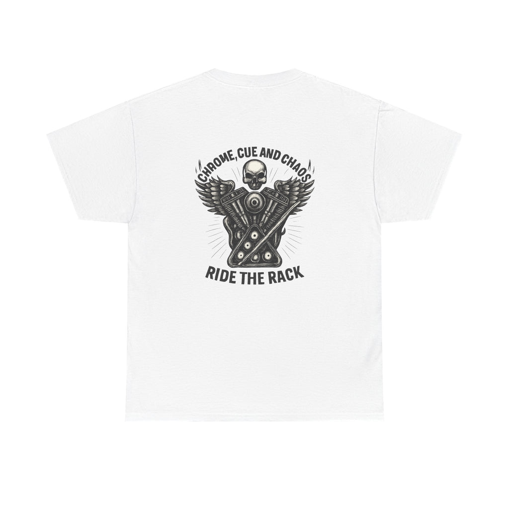 Chrome Cue Chaos Billiards Graphic Tee