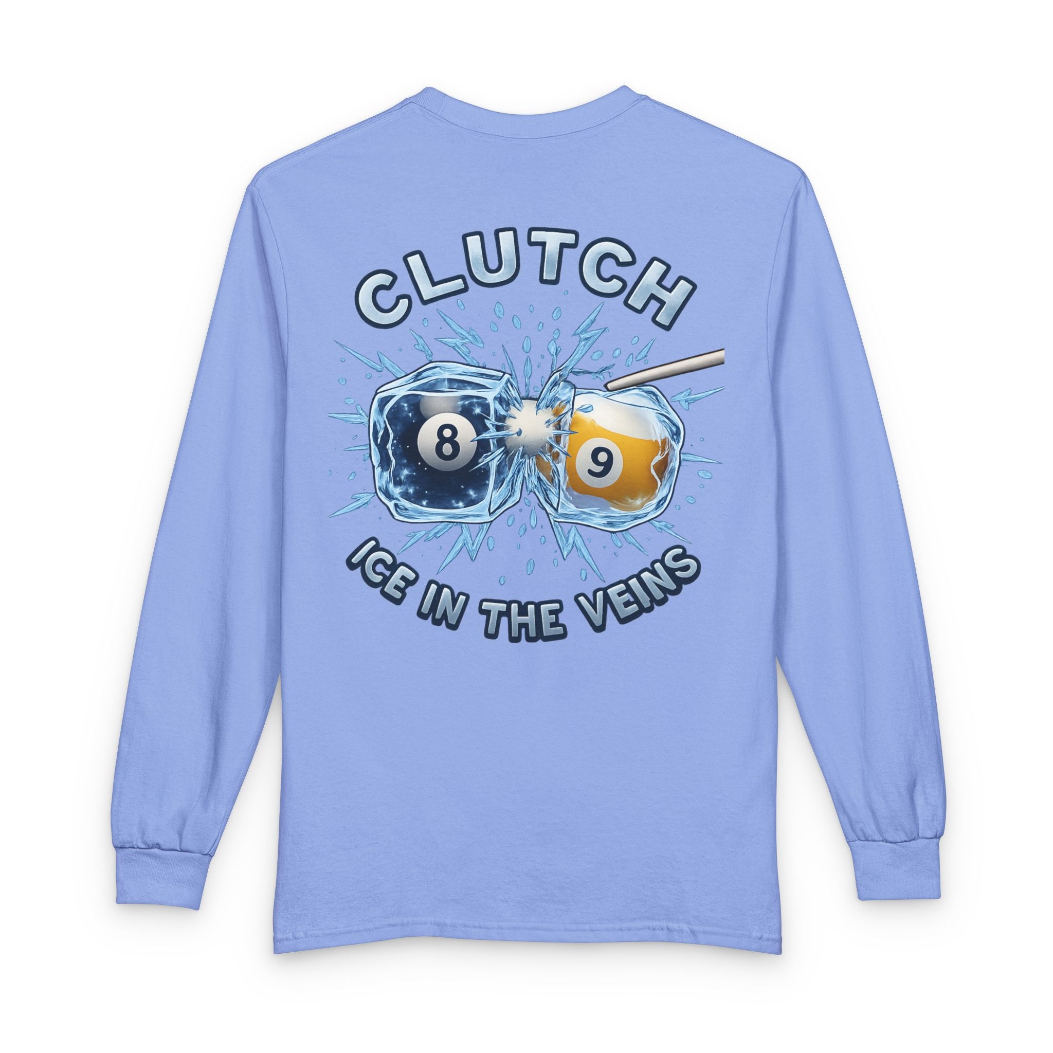 Clutch: Ice in the Veins Billiards Gildan Long Sleeve Tee