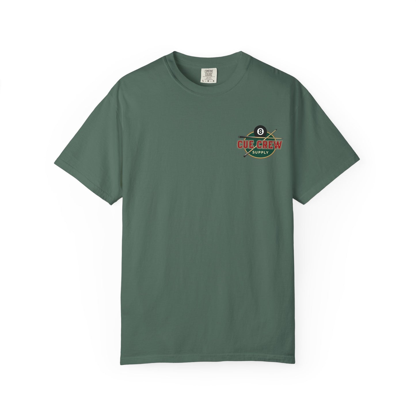 Born to Hustle, Built to Run Racks Billiards Comfort Colors Tee