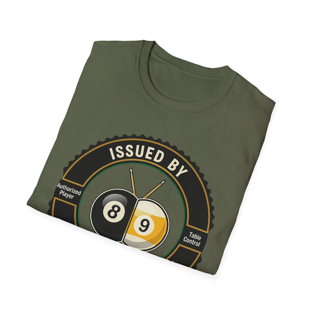 Issued By Cue Crew Supply V3 Core Line Billiards Gildan Tee