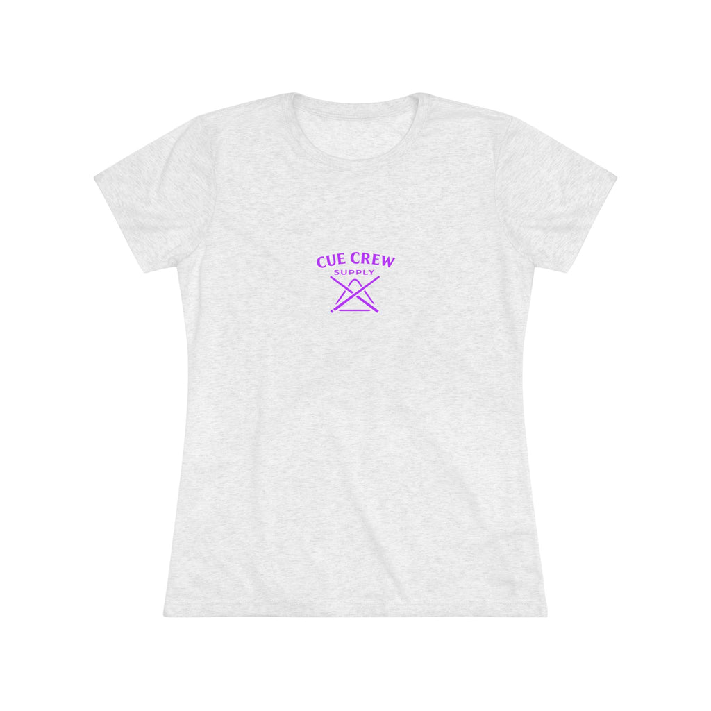 Bow Down - The Table Has A Queen Next Level Women's Tri-Blend Tee