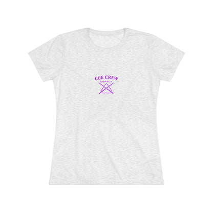 Bow Down - The Table Has A Queen Next Level Women's Tri-Blend Tee