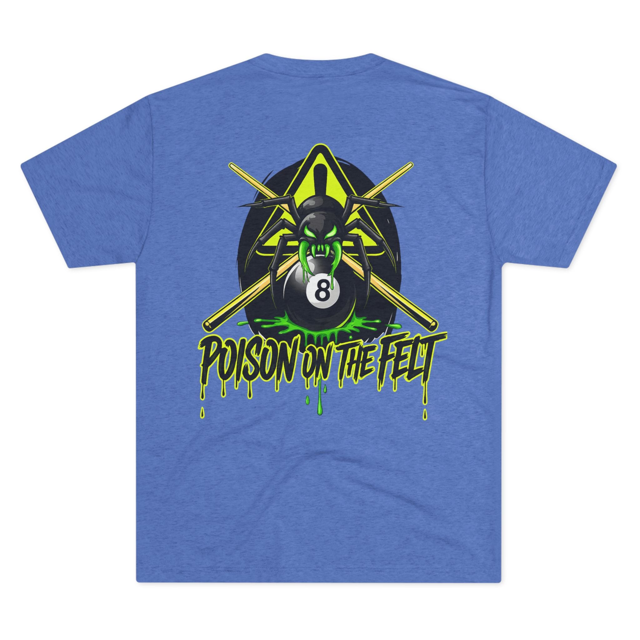 Poison on the Felt Billiards Spider Next Level Tee