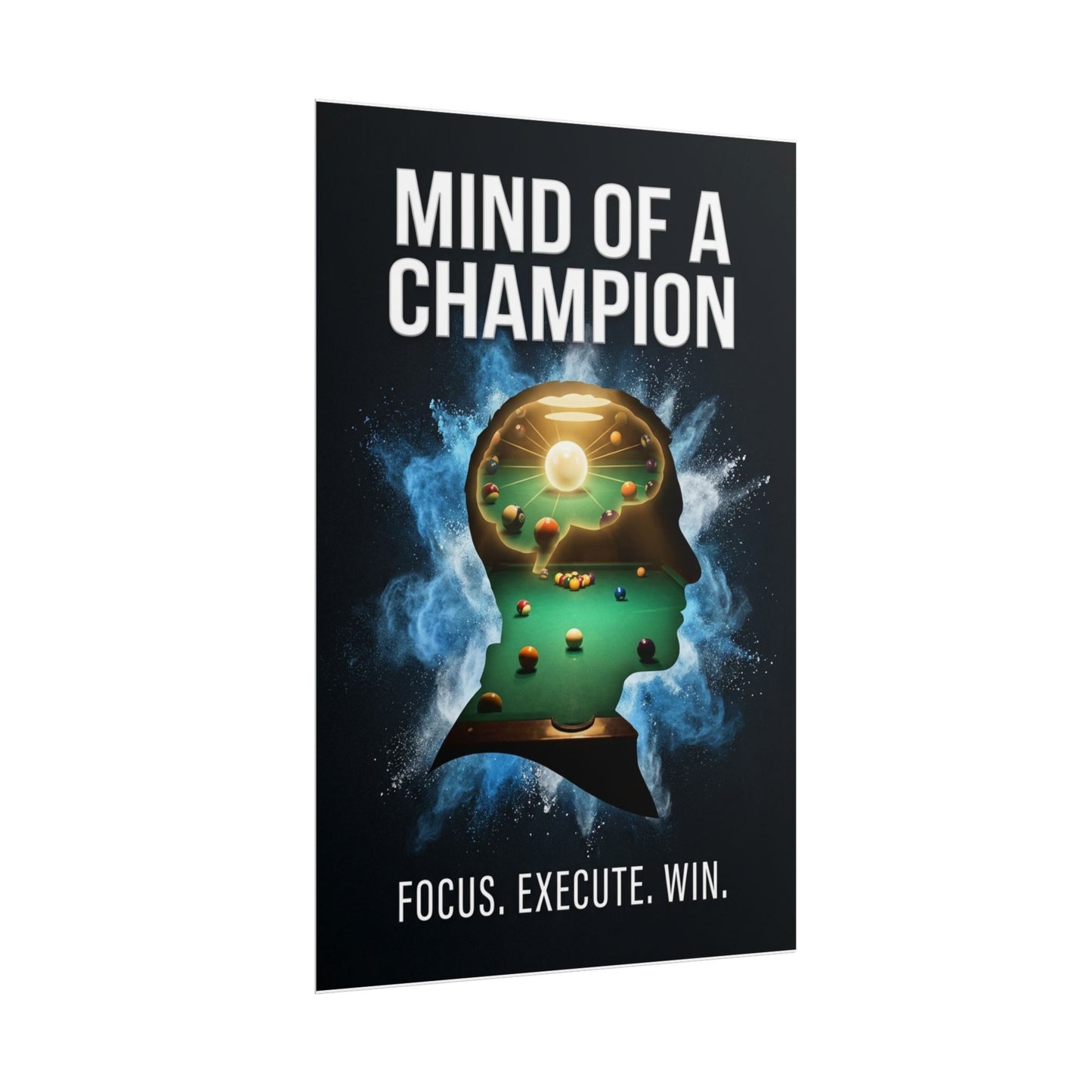Mind of a Champion Motivational Rolled Poster 24"x36"