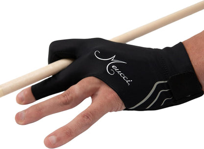 Meucci Elite Stroke Billiards Glove - Pool Glove with Anti-Slip Padding for Secure Grip and Smooth Stroke
