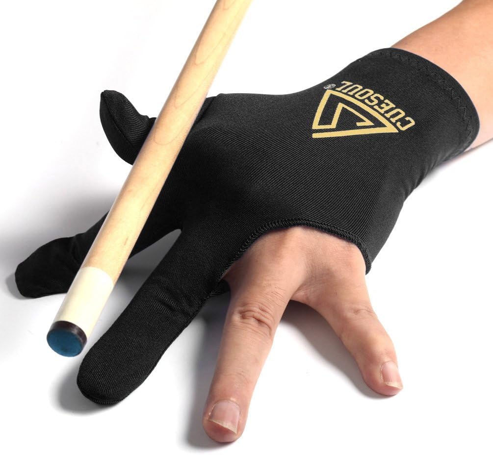 10Pcs/Set 3 Finger Billiards Gloves Pool Cue Gloves Right or Left