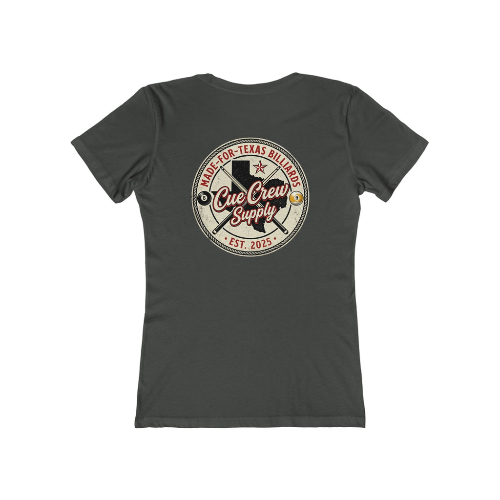 Cue Crew Supply Vintage Texas Logo Women’s Tee