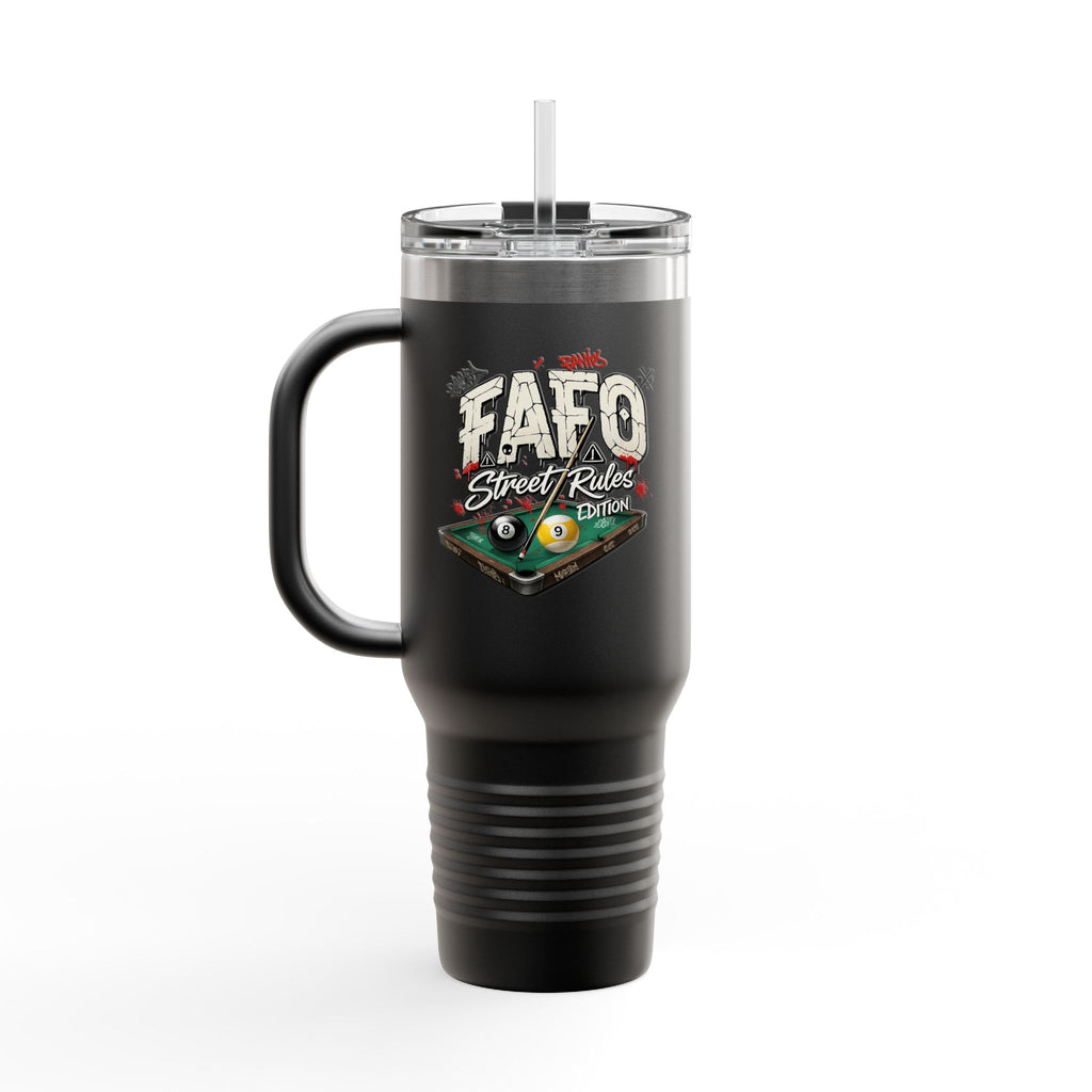 F Around Find Out Street Edition Billiards 40 oz. Tumbler