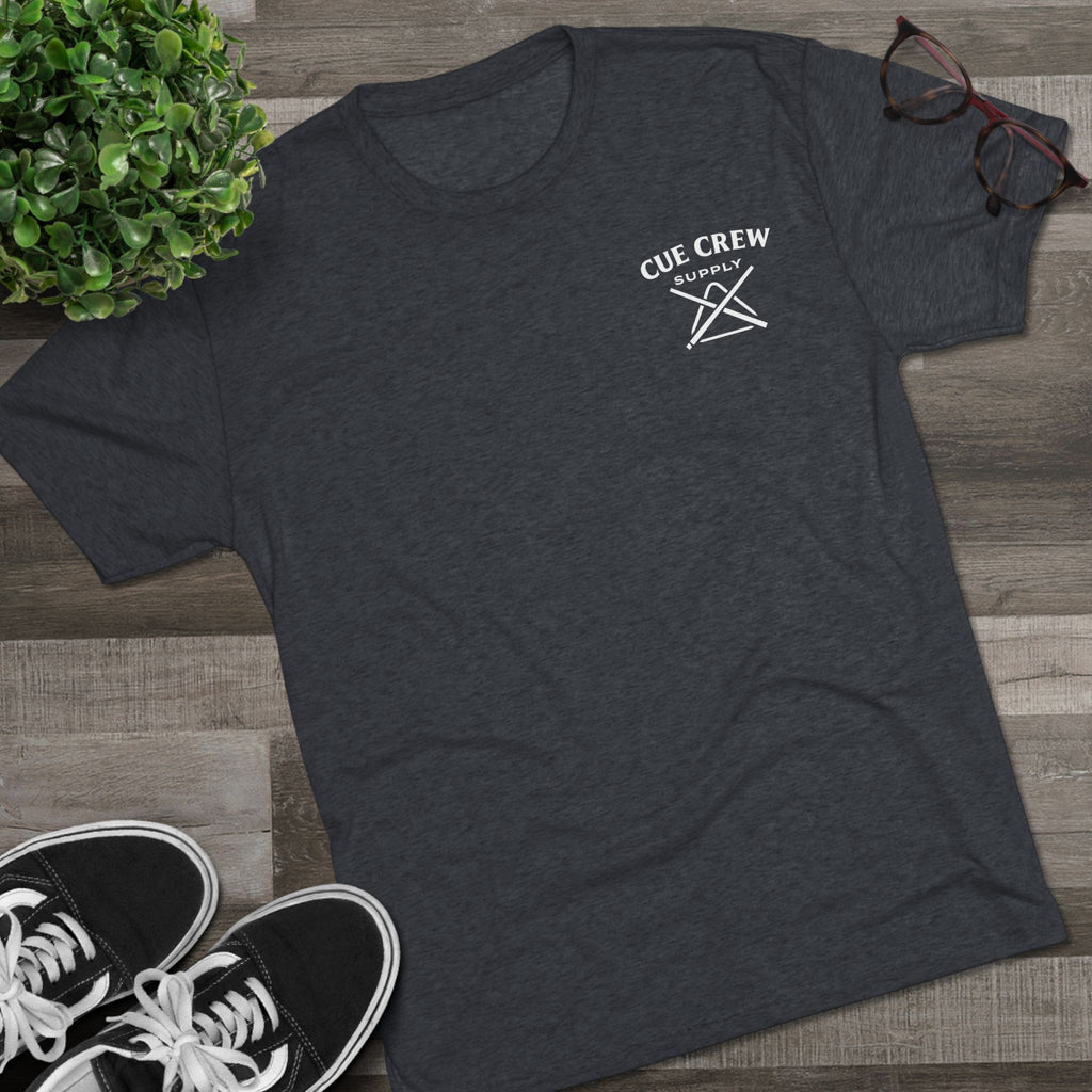 Pool Hair Don’t Care T‑Shirt — Funny Billiards Next Level Tri-Blend Tee