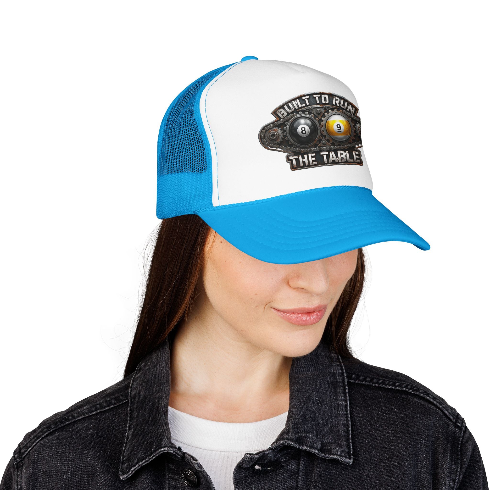 Built to Run the Table OTTO 39-165 Foam Trucker Hat – Billiards Snapback