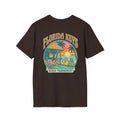 Florida Keys Beach Tournament Billiards T-Shirt – Tropical Pool Player Graphic Tee | Front & Back Print