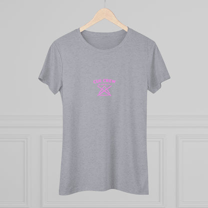 Cue Diva No Mercy Next Level Women's Tri-Blend Tee