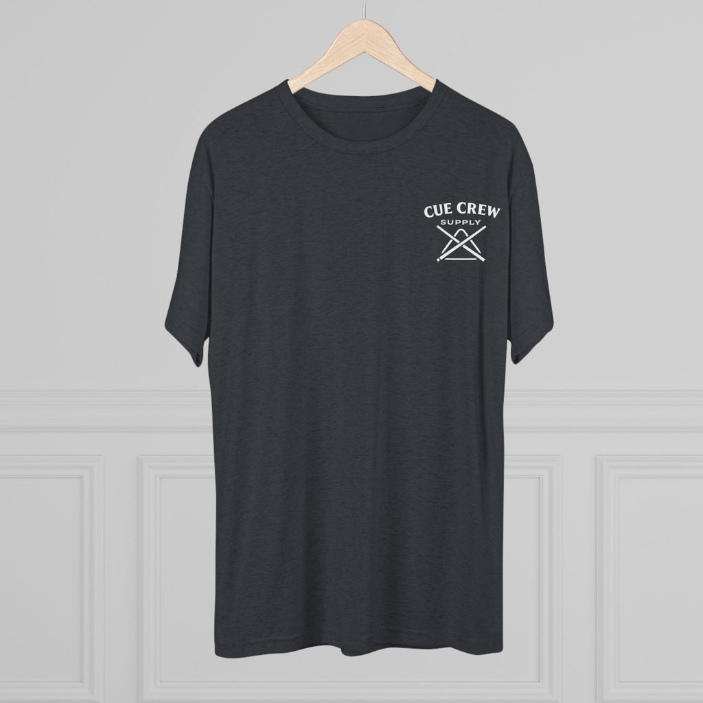 Pool Hair Don’t Care T‑Shirt — Funny Billiards Next Level Tri-Blend Tee
