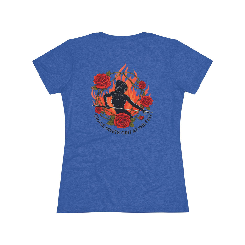 Grace Meets Grit At The Felt Next Level Women's Tri-Blend Tee