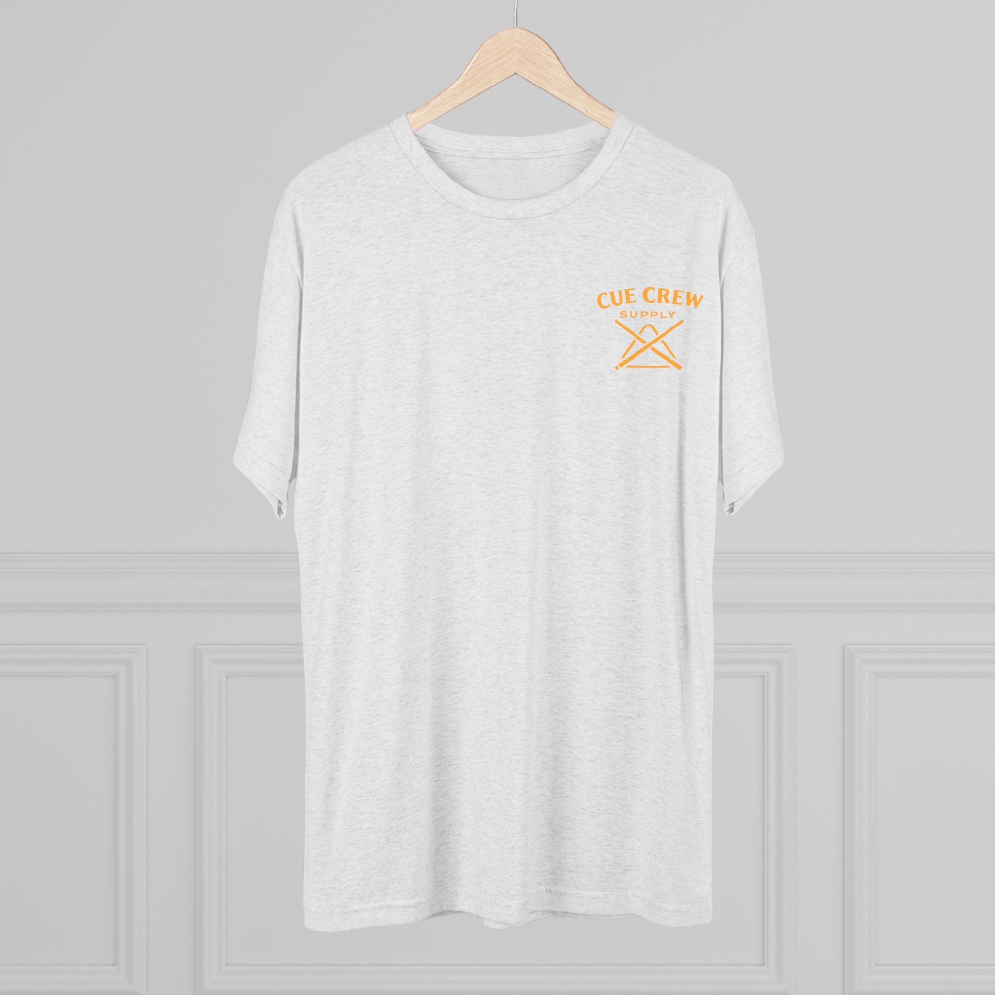 Leftovers Flaming 8-Ball Shield Next Level Tri-Blend Tee