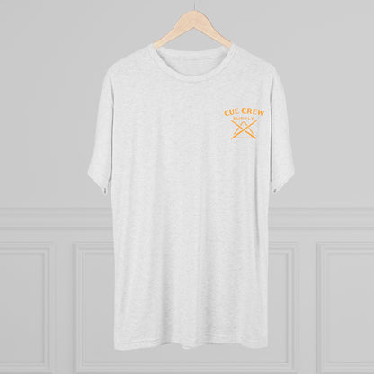 Leftovers Flaming 8-Ball Shield Next Level Tri-Blend Tee