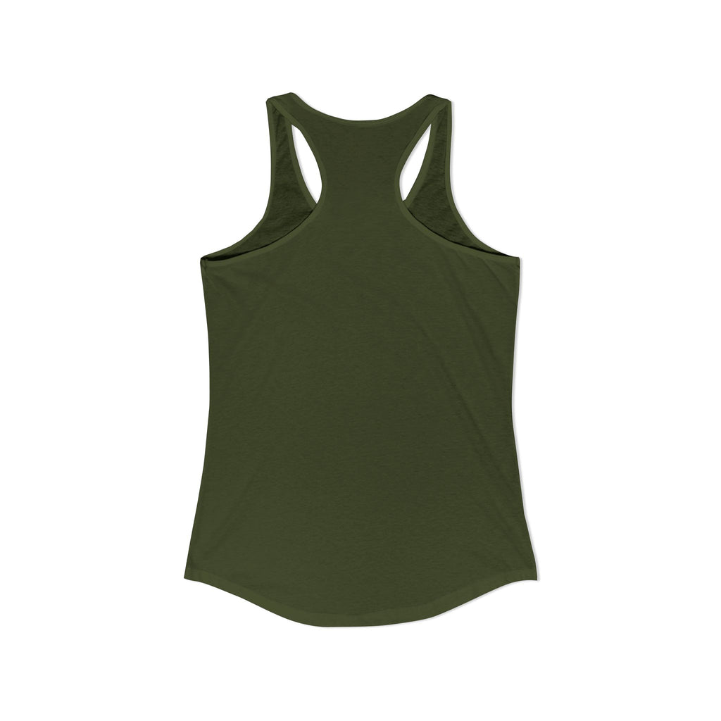 Eight Ball Bombshell Women's Racerback Tank Top V2 | Retro Pin-Up Pool Player Billiards Graphic Tank