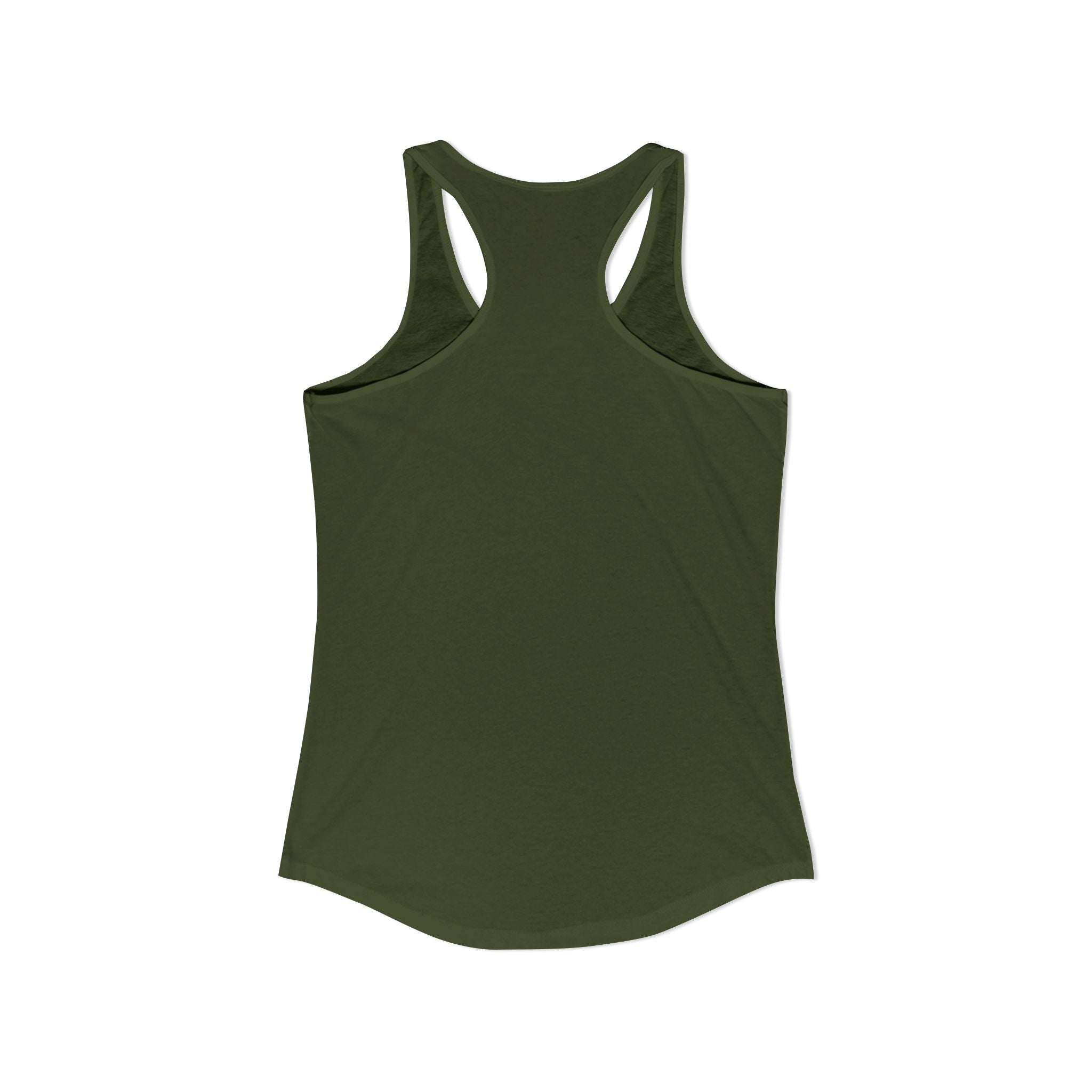 Eight Ball Bombshell Women's Racerback Tank Top V2 | Retro Pin-Up Pool Player Billiards Graphic Tank