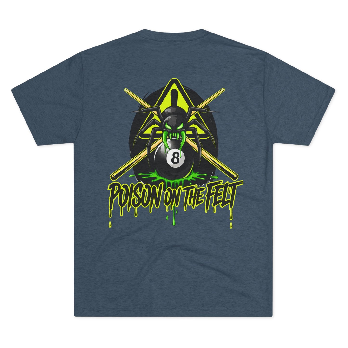 Poison on the Felt Billiards Spider Next Level Tee