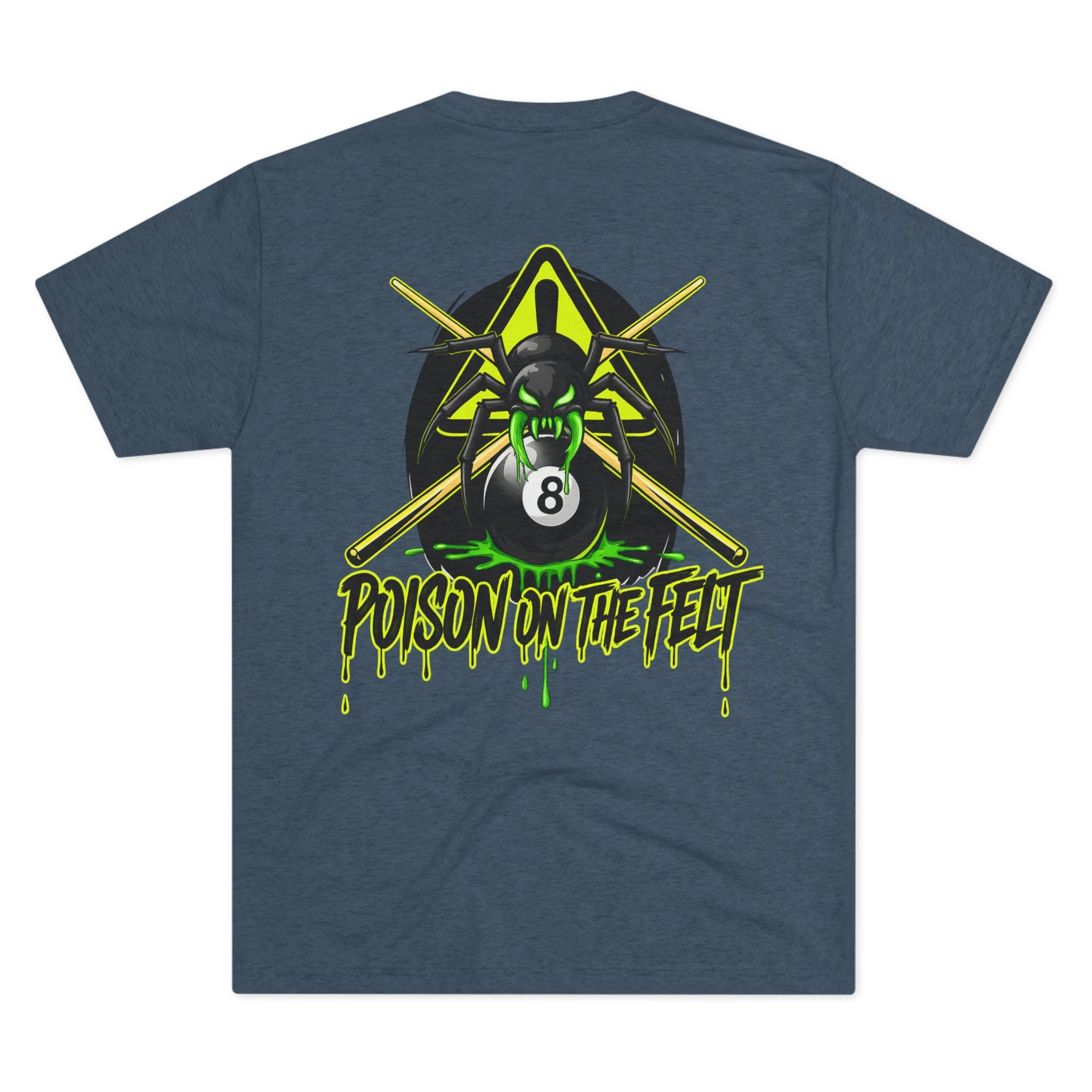 Poison on the Felt Billiards Spider Next Level Tee