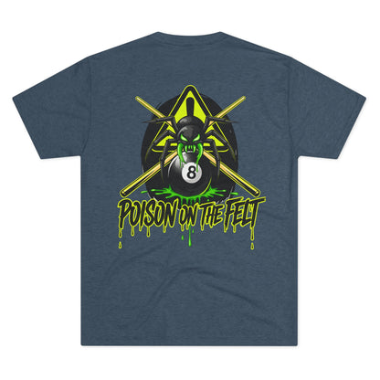 Poison on the Felt Billiards Spider Next Level Tee